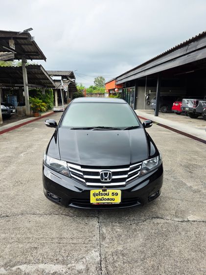 Honda City 2012 1.5 Sv i-VTEC Sedan เบนซิน ไม่ติดแก๊ส เกียร์อัตโนมัติ ดำ รูปที่ 3