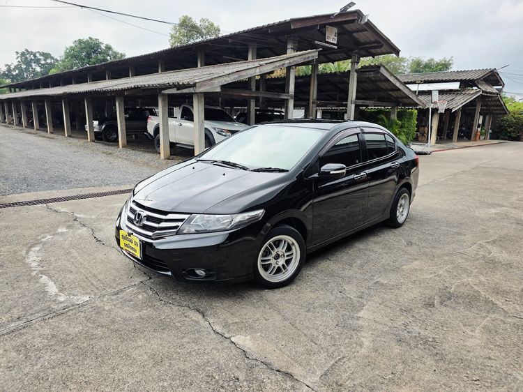 Honda City 2012 1.5 Sv i-VTEC Sedan เบนซิน ไม่ติดแก๊ส เกียร์อัตโนมัติ ดำ รูปที่ 2