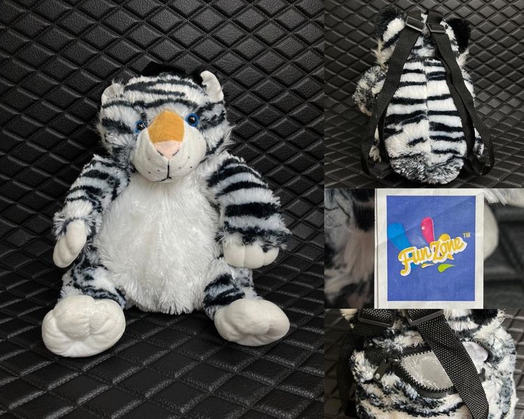 กระเป๋าเป้สะพายหลังรูปเสือขาว Fun Zone 