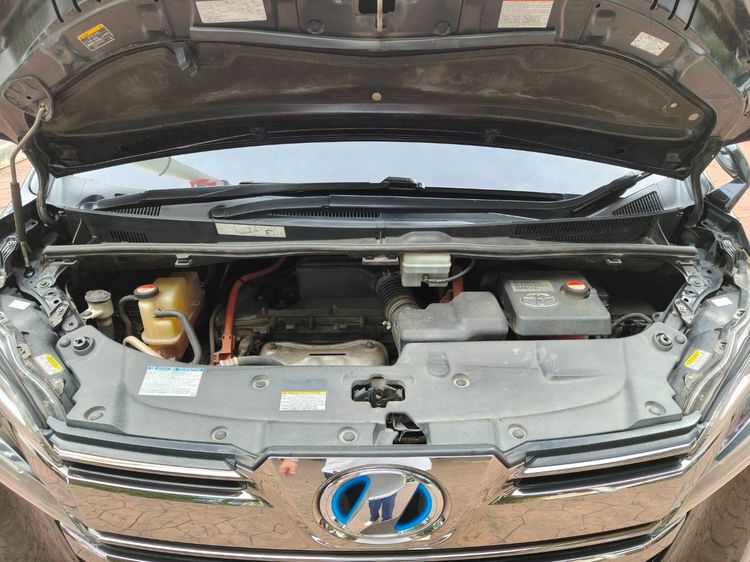 Toyota Vellfire 2015 2.5 HV X 4WD Utility-car เบนซิน ไม่ติดแก๊ส เกียร์อัตโนมัติ ดำ รูปที่ 2