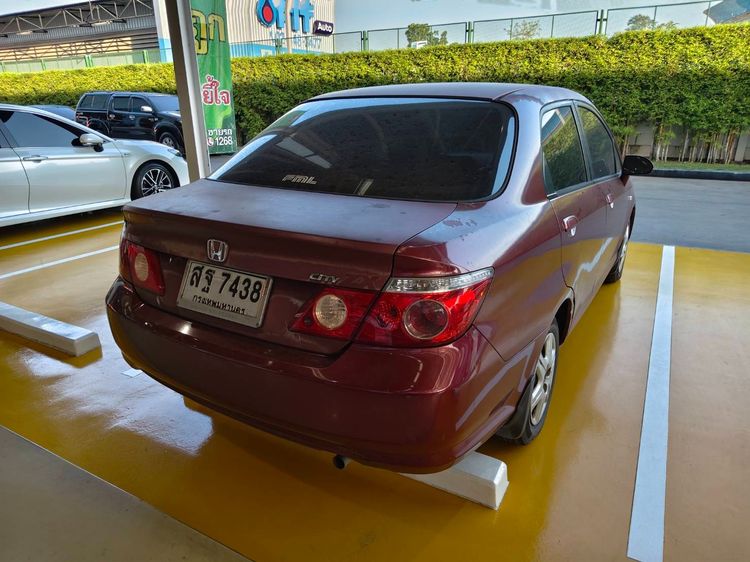 Honda City 2005 1.5 ZX A i-DSi Sedan เบนซิน ไม่ติดแก๊ส เกียร์อัตโนมัติ แดง รูปที่ 4
