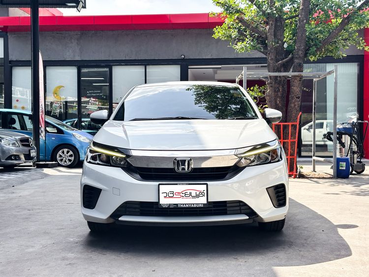 Honda City 2020 1.0 SV Sedan เบนซิน เกียร์อัตโนมัติ ขาว รูปที่ 2