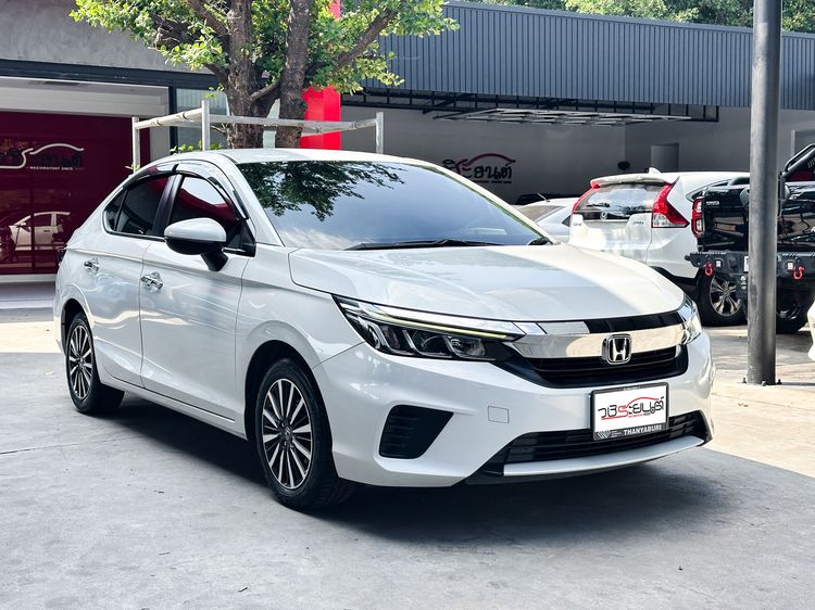Honda City 2020 1.0 SV Sedan เบนซิน เกียร์อัตโนมัติ ขาว รูปที่ 3