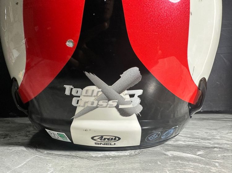 Arai Tour-Cross 3 Flare Red  Size XL ราคา  8,500 บาท ของอยู่  เชียงใหม่  064-535-7168   รูปที่ 8