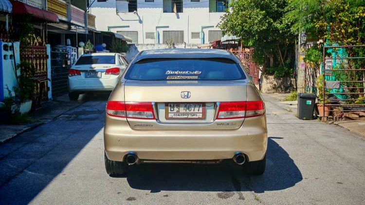 Honda Accord 2003 2.4 EL i-VTEC Sedan เบนซิน ไม่ติดแก๊ส เกียร์อัตโนมัติ บรอนซ์ทอง รูปที่ 4