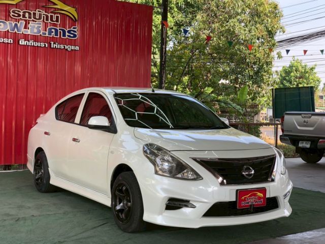 Nissan Almera 2017 1.2 E Sportech Sedan เบนซิน ไม่ติดแก๊ส เกียร์อัตโนมัติ ขาว รูปที่ 2