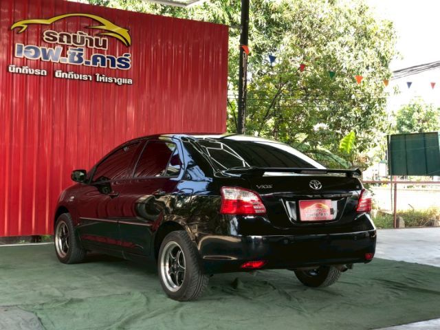 Toyota Vios 2012 1.5 E Sedan เบนซิน ไม่ติดแก๊ส เกียร์ธรรมดา ดำ รูปที่ 4