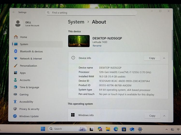 Dell Latitude 7430 (i7 gen12) รูปที่ 7