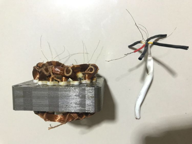 อะไหล่ มอเตอร์พัดลม คอยล์พัดลม สเตเตอร์ ใช่ทดแทนพัดลม16นิ้ว เหล็กหนา20มิล รูปที่ 16