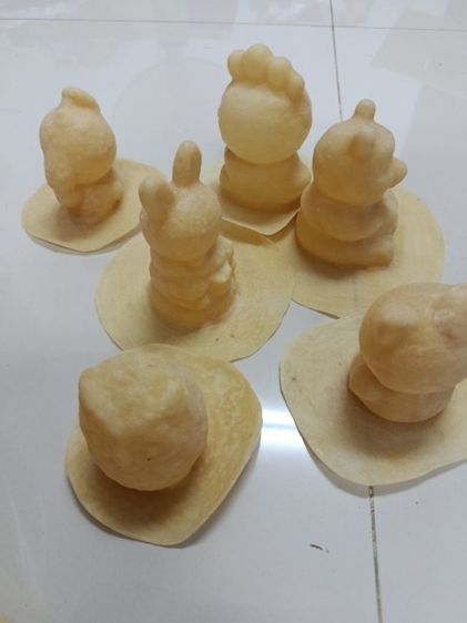 แม่พิมพ์ยางพาราสำหรับเทปตุ๊กตาระบายสีคละลาย 10 ชิ้น