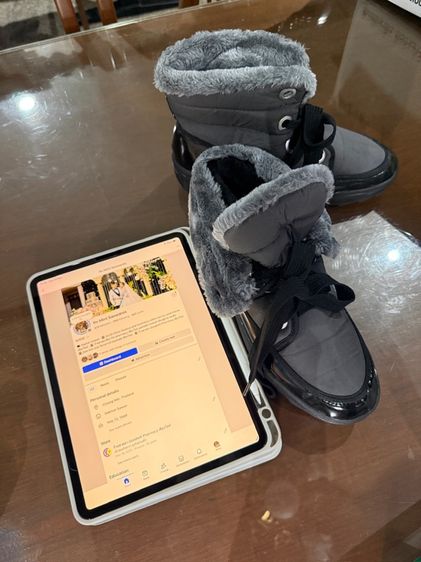 รองเท้าบุขน นุ่มๆ ใหม่มาก จากเกาหลี รองเท้าลุยหิมะ รูปที่ 4