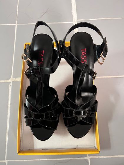 ดำ หนังแท้ UK 3.5 | EU 36 | US 5 อื่นๆ รองเท้าส้นสูง Tasso (มือสอง)