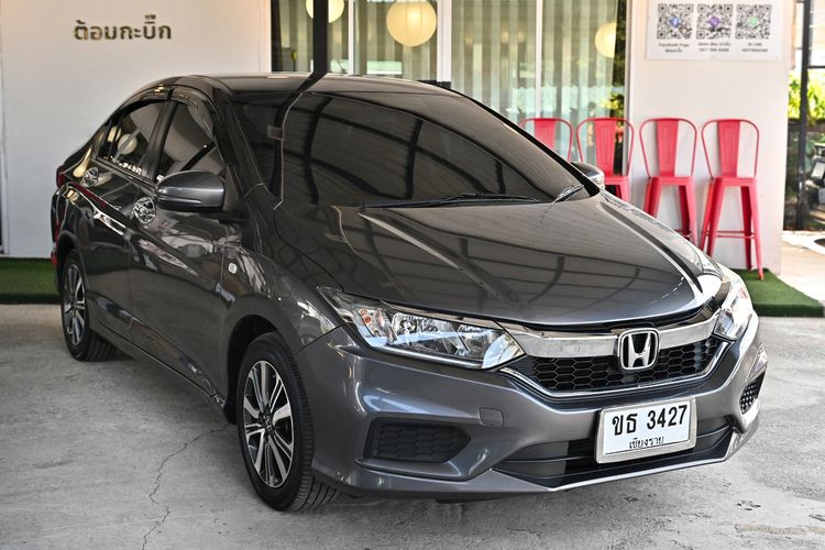 Honda City 2018 1.5 V Plus i-VTEC Sedan เบนซิน ไม่ติดแก๊ส เกียร์อัตโนมัติ เทา รูปที่ 3