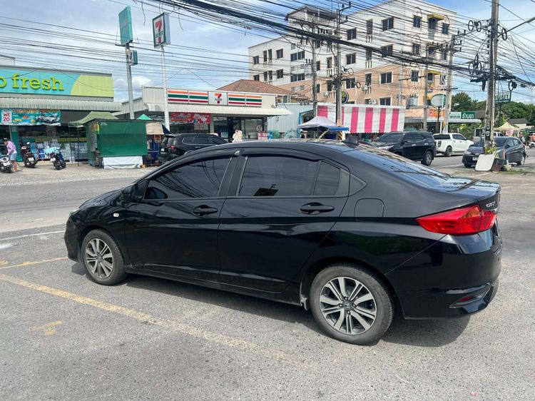 Honda City 2018 1.5 V i-VTEC Sedan เบนซิน ไม่ติดแก๊ส เกียร์อัตโนมัติ ดำ รูปที่ 4