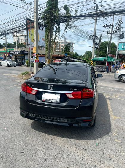Honda City 2018 1.5 V i-VTEC Sedan เบนซิน ไม่ติดแก๊ส เกียร์อัตโนมัติ ดำ รูปที่ 2