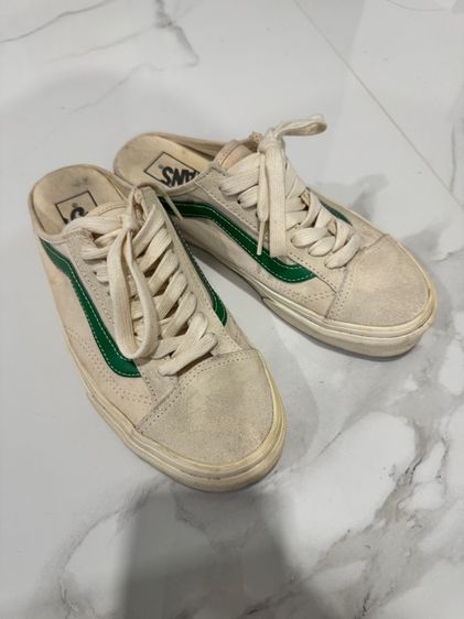 รองเท้าผ้าใบ ขาว ผ้า รองเท้า vans 24.0 cm