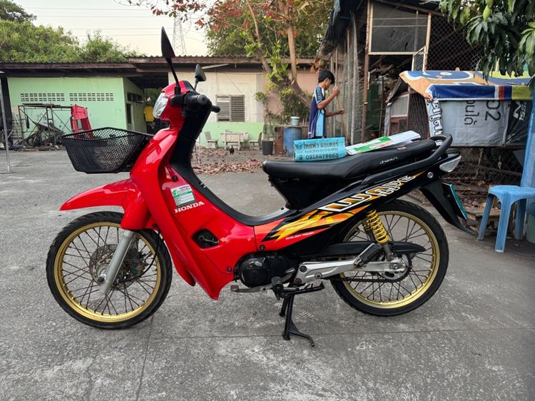 HONDA WAVE 100 คาร์บูเกียร์สตาร์ทเท้า เครื่องดีมากสีสวยธรรมชาติต้องมาดูของจริง  รูปที่ 3