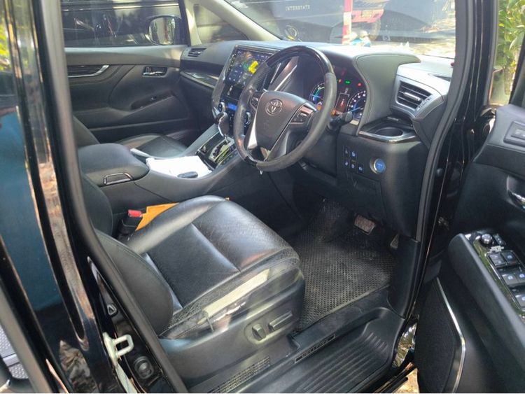 Toyota Vellfire 2015 2.5 Hybrid ZR G Edition E-Four 4WD Van ปลั๊กอินไฮบริด (PHEV) ไม่ติดแก๊ส เกียร์อัตโนมัติ ดำ รูปที่ 3