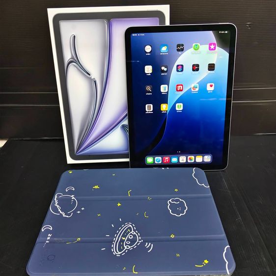 iPad Air711-inch M3 256GB Wi-Fi สีSpace Gray ยังไม่เคยใช้งาน สุขภาพแบต 100 เหลือประกัน10เดือน