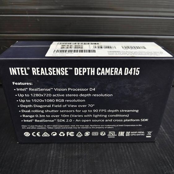 Intel RealSense Depth Camera D415  กล้อง 3D Depth สำหรับ AI  Robotics  3D Scan  ครบกล่อง รูปที่ 8