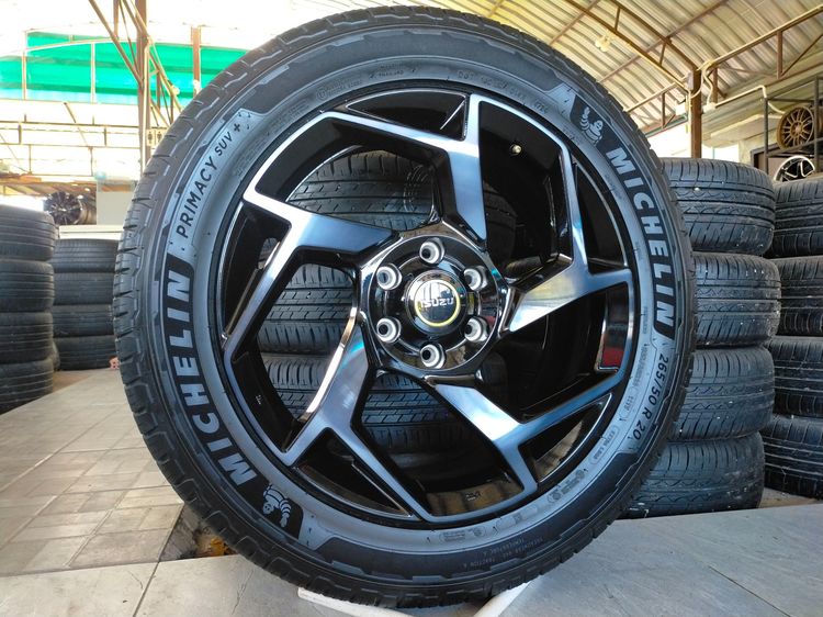 แม็กอีซูซุ rs ป้ายแดงสีเดิม ขอบ20 พร้อมยางมิชลิน 265 50 20 ปลายปี24 ใส่ isuzu ตัวสูงได้ทุกรุ่น mu-x mu7 รูปที่ 4