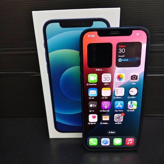 iPhone 12 64GB Blue  สุขภาพแบต 80 รอบชาร์จ 324 ครั้ง  อุปกรณ์ครบกล่อง รูปที่ 11