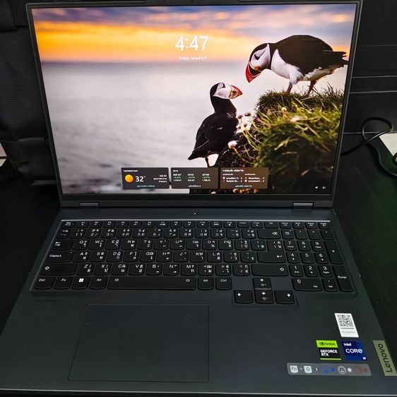  Lenovo Legion Pro7Type 82WQ i9-13900HX RTX 4090 RAM 32GB SSD1TBจอ16" 2K 240Hzประกันศูนย์เกือบ3ปี รูปที่ 8