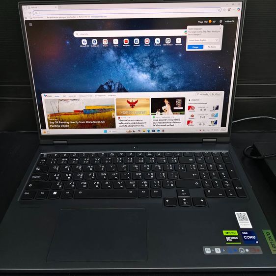  Lenovo Legion Pro7Type 82WQ i9-13900HX RTX 4090 RAM 32GB SSD1TBจอ16" 2K 240Hzประกันศูนย์เกือบ3ปี รูปที่ 4