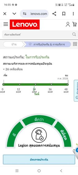  Lenovo Legion Pro7Type 82WQ i9-13900HX RTX 4090 RAM 32GB SSD1TBจอ16" 2K 240Hzประกันศูนย์เกือบ3ปี รูปที่ 14