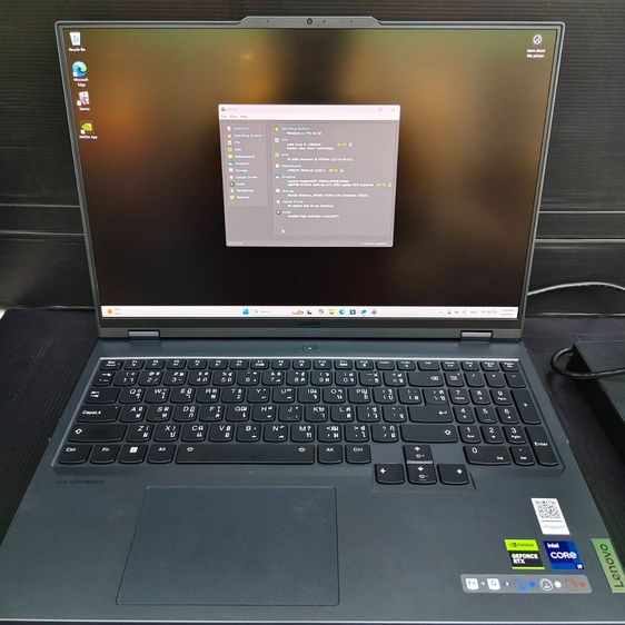  Lenovo Legion Pro7Type 82WQ i9-13900HX RTX 4090 RAM 32GB SSD1TBจอ16" 2K 240Hzประกันศูนย์เกือบ3ปี รูปที่ 2