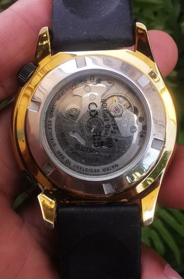 ขาย Seiko Superior Limited Edition Auto Men's SSA188K1 ตัวทองตัดดำ เครื่องออโต้ 4r37 เดินปรกติทุกเข็มวันที่ข้าม สเกลในหมุนหน้าใส น้ำ้ไม่เข้า รูปที่ 6