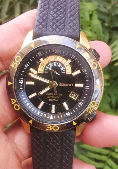 ขาย Seiko Superior Limited Edition Auto Men's SSA188K1 ตัวทองตัดดำ เครื่องออโต้ 4r37 เดินปรกติทุกเข็มวันที่ข้าม สเกลในหมุนหน้าใส น้ำ้ไม่เข้า รูปที่ 4