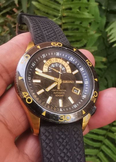 ขาย Seiko Superior Limited Edition Auto Men's SSA188K1 ตัวทองตัดดำ เครื่องออโต้ 4r37 เดินปรกติทุกเข็มวันที่ข้าม สเกลในหมุนหน้าใส น้ำ้ไม่เข้า รูปที่ 9