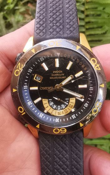 ขาย Seiko Superior Limited Edition Auto Men's SSA188K1 ตัวทองตัดดำ เครื่องออโต้ 4r37 เดินปรกติทุกเข็มวันที่ข้าม สเกลในหมุนหน้าใส น้ำ้ไม่เข้า