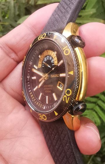 ขาย Seiko Superior Limited Edition Auto Men's SSA188K1 ตัวทองตัดดำ เครื่องออโต้ 4r37 เดินปรกติทุกเข็มวันที่ข้าม สเกลในหมุนหน้าใส น้ำ้ไม่เข้า รูปที่ 11