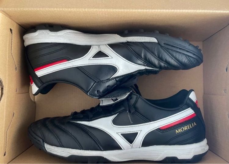 ผู้ชาย ดำ Mizuno รองเท้าฟุตบอล