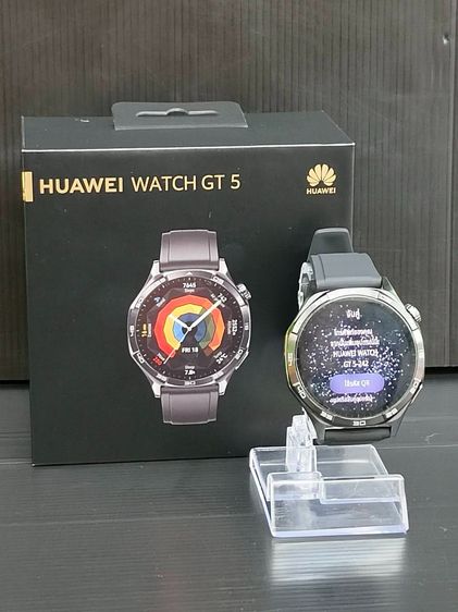 Huawei Watch GT 5 46mm VLI-B19 สมาร์ทวอทช์ สีดํา อุปกรณ์ครบ รูปที่ 2