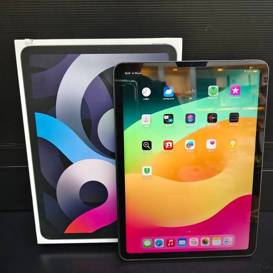 iPad Air 4 (Gen 4) 64GB Wi-Fi Space Gray แบต 85 ชาร์จ 449 รอบ เครื่องศูนย์ไทย ครบกล่อง รูปที่ 5