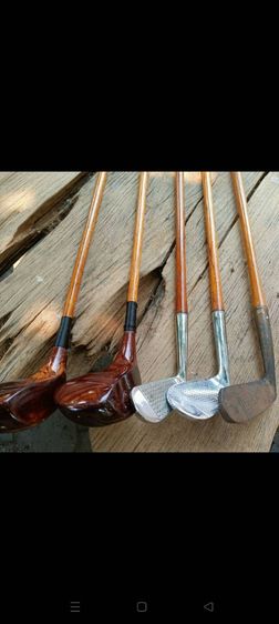ชุด ไม้กอล์ฟ vintage 5 อัน เหล็ก 2 ไม้ 2 และ Putter ราวปี 1935