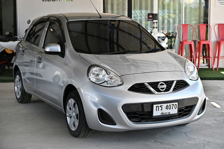 Nissan March 2016 1.2 E Sedan เบนซิน ไม่ติดแก๊ส เกียร์อัตโนมัติ บรอนซ์เงิน รูปที่ 3