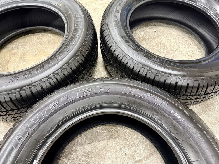 ยางถอดป้ายแดงขอบ 18” ยี่ห้อ BRIDGESTONE รุ่น DUELER HT684ll ขนาด 265-60R18 ปี 25 ตุ่มหน้ายางยังอยู่ครบ รูปที่ 2