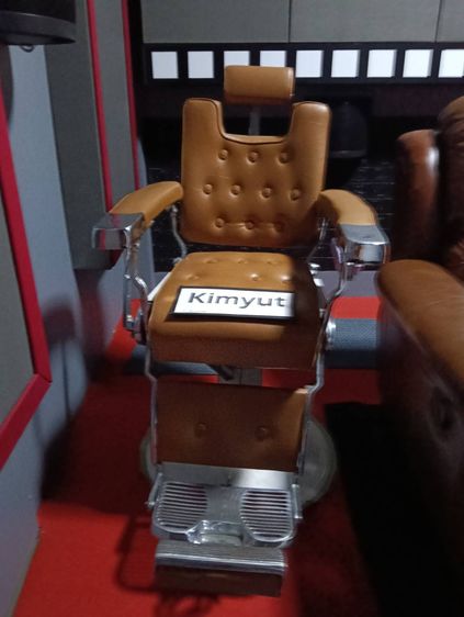 เก้าอี้ตัดผมชายสีน้ำตาล สภาพสวย มือ2 รูปที่ 5