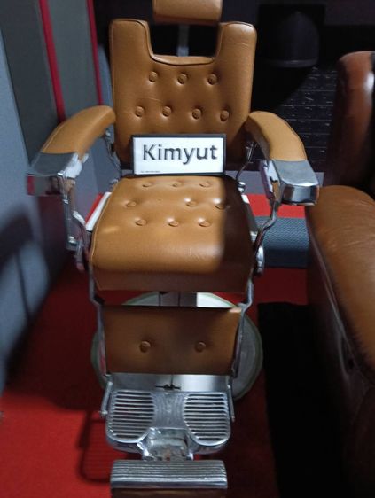 เก้าอี้ตัดผมชายสีน้ำตาล สภาพสวย มือ2