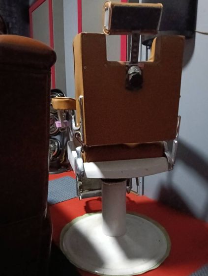 เก้าอี้ตัดผมชายสีน้ำตาล สภาพสวย มือ2 รูปที่ 14
