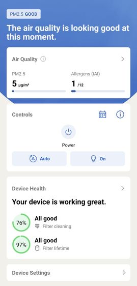 เครื่องฟอกอากา Philips AC1715 (25-78ตรม) รูปที่ 4