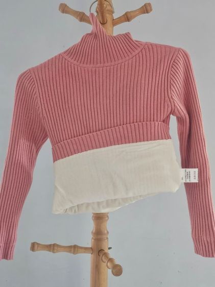 เสื้อไหมพรมคอเต่าบุหนา รูปที่ 2