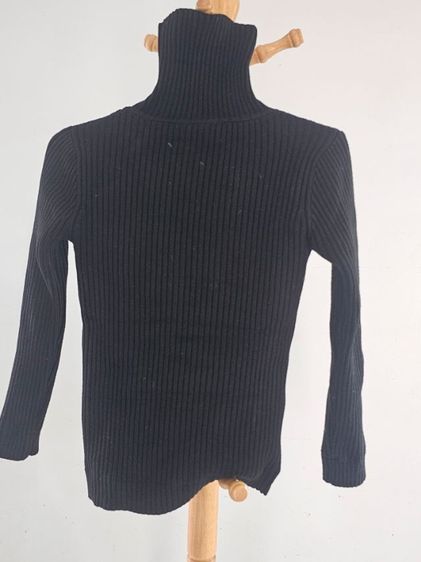 เสื้อไหมพรมคอเต่าบุกำมะหยี่