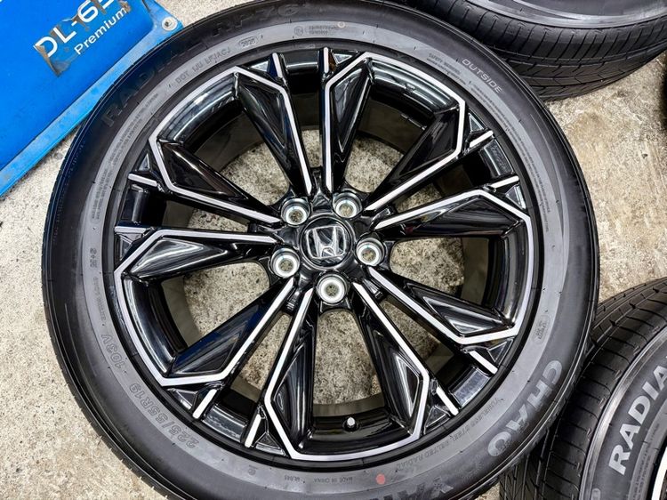 ล้อแม็ก HONDA CRV EHEV RS ขอบ 19” 5 รู 120 ถอดป้ายแดง ยาง CHAO YANG 225-55R19 ปี 25 ตุ่มหน้ายางยังอยู่ครบ รูปที่ 7