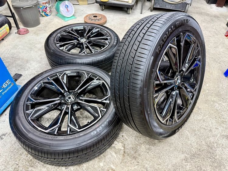 ล้อแม็ก HONDA CRV EHEV RS ขอบ 19” 5 รู 120 ถอดป้ายแดง ยาง CHAO YANG 225-55R19 ปี 25 ตุ่มหน้ายางยังอยู่ครบ รูปที่ 2