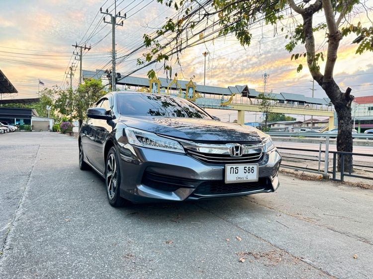 Honda Accord 2016 2.0 E i-VTEC Sedan เบนซิน ไม่ติดแก๊ส เกียร์อัตโนมัติ เทา รูปที่ 2